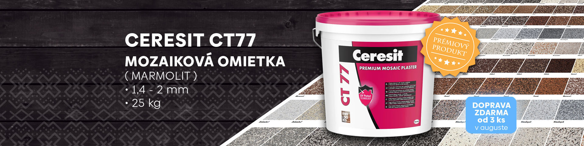 Ceresit 77 mozaiková omietka, marmolit
